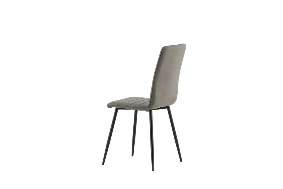 Venture Home Windu Lyx Chair 2-pack - Black / Grey Micro Fibre