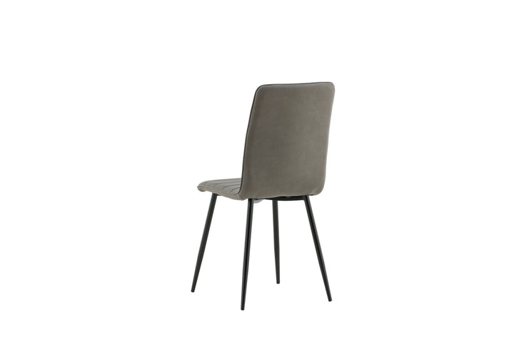 Venture Home Windu Lyx Chair 2-pack - Black / Grey Micro Fibre