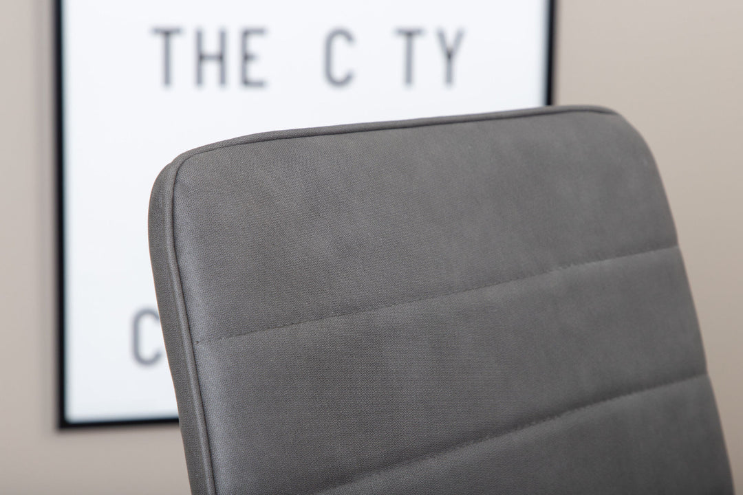 Venture Home Windu Lyx Chair 2-pack - Black / Grey Micro Fibre