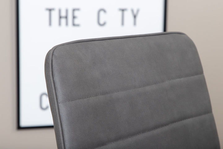 Venture Home Windu Lyx Chair 2-pack - Black / Grey Micro Fibre