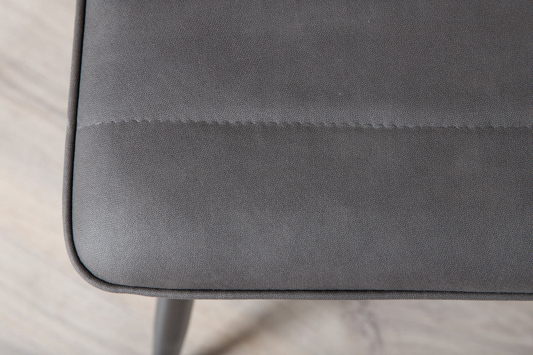 Venture Home Windu Lyx Chair 2-pack - Black / Grey Micro Fibre