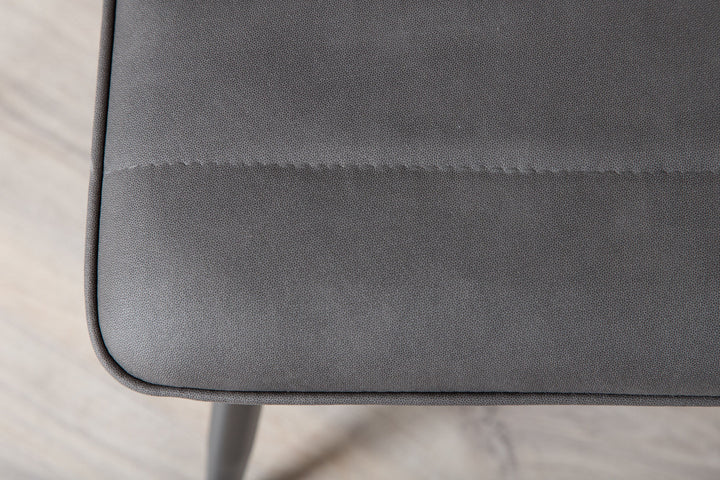 Venture Home Windu Lyx Chair 2-pack - Black / Grey Micro Fibre