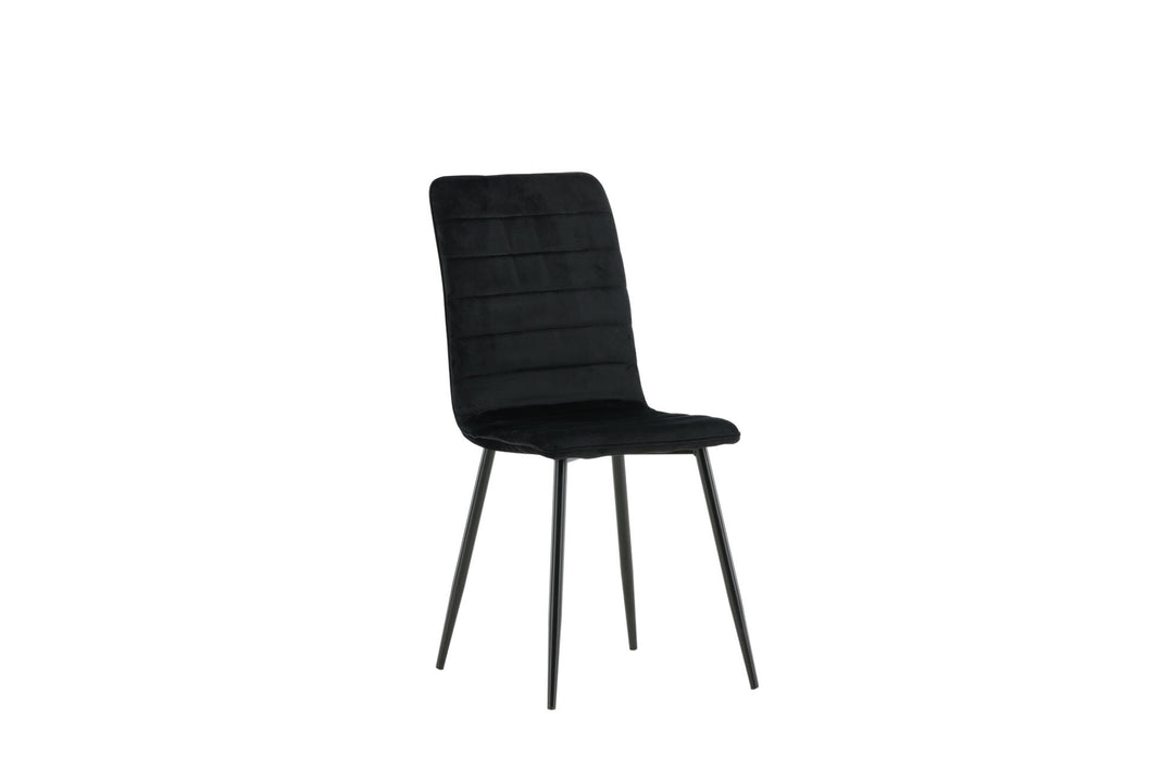 Venture Home Windu Lyx Chair 2-pack - Black / Black Velvet