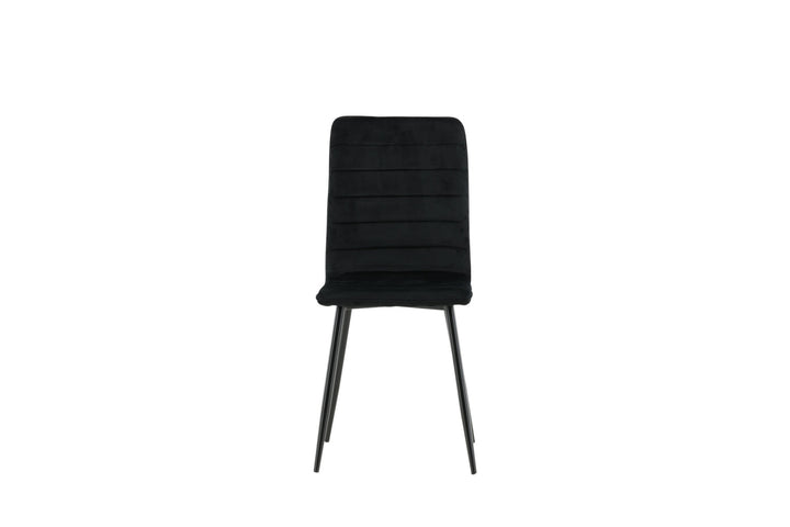 Venture Home Windu Lyx Chair 2-pack - Black / Black Velvet