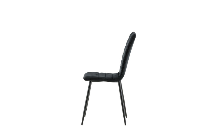 Venture Home Windu Lyx Chair 2-pack - Black / Black Velvet