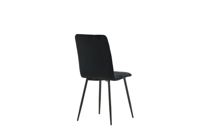 Venture Home Windu Lyx Chair 2-pack - Black / Black Velvet