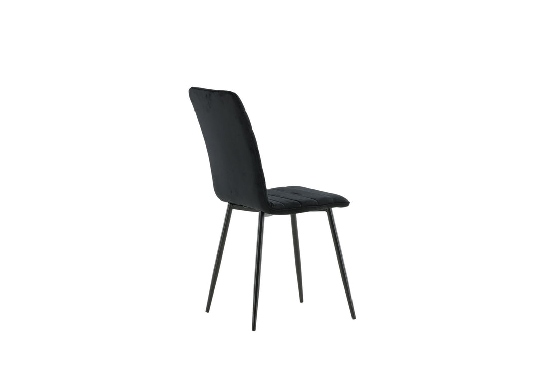 Venture Home Windu Lyx Chair 2-pack - Black / Black Velvet