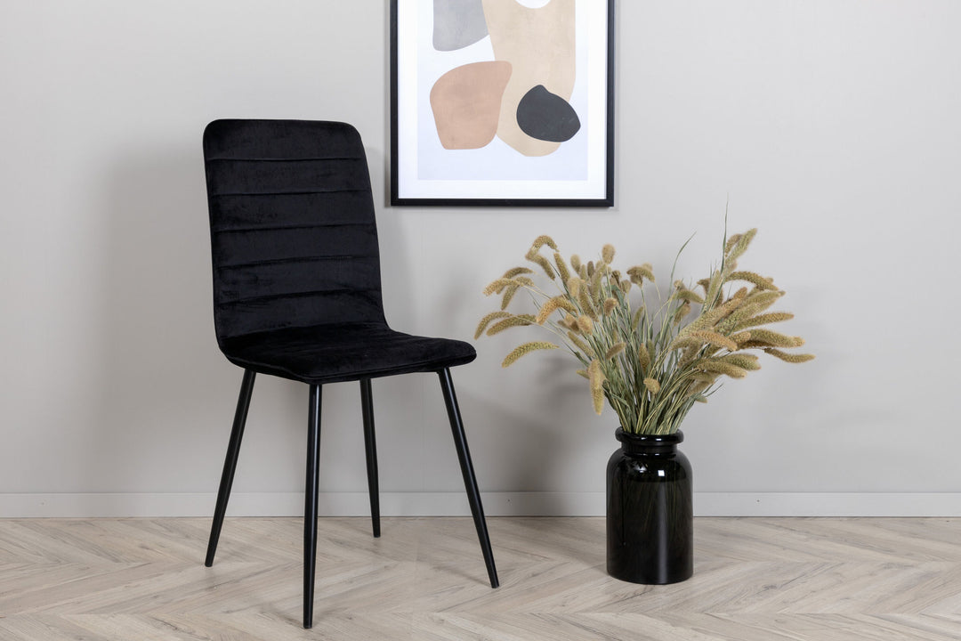 Venture Home Windu Lyx Chair 2-pack - Black / Black Velvet