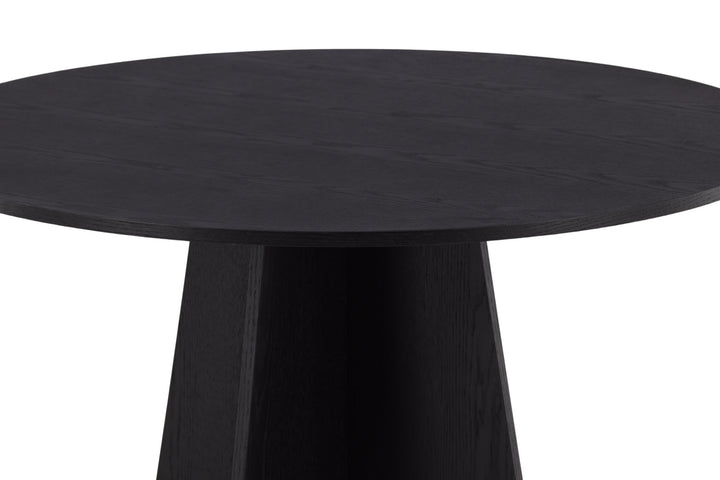 Venture Home Bootcut Round Dining Table - Black / Black Fanéer