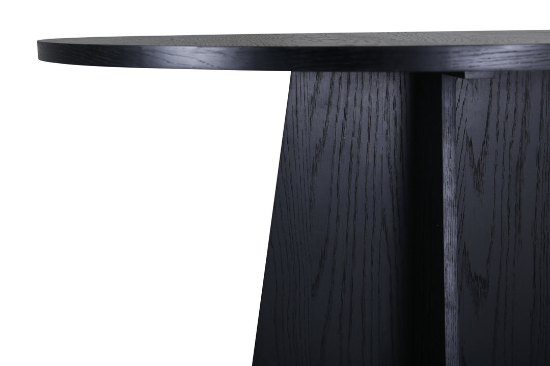 Venture Home Bootcut Round Dining Table - Black / Black Fanéer