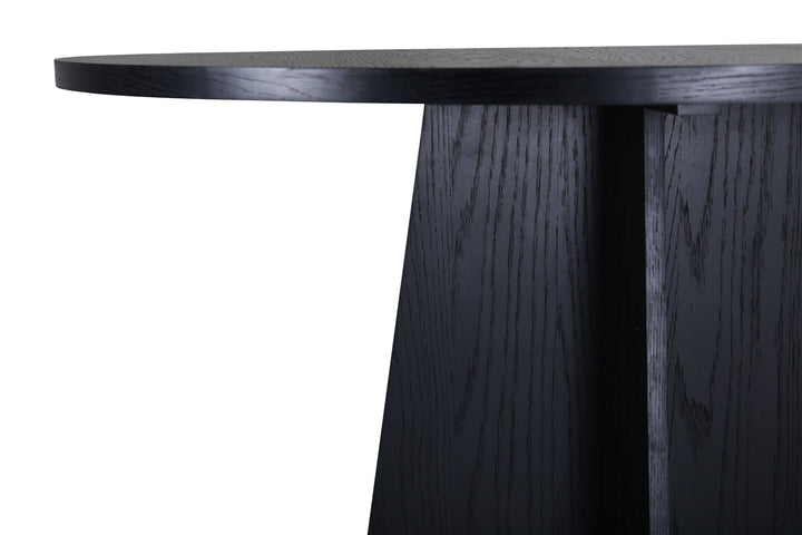Venture Home Bootcut Round Dining Table - Black / Black Fanéer