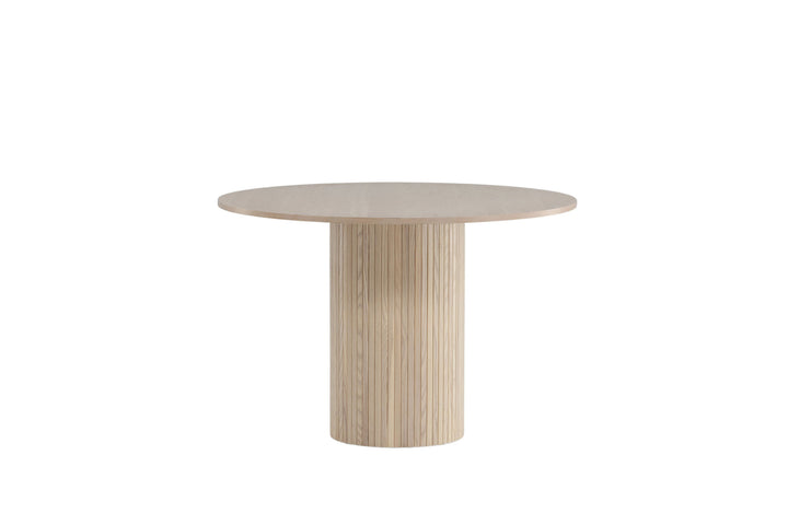 Venture Home Bianca Round Dining Table - White Wash / White Wash Veneer