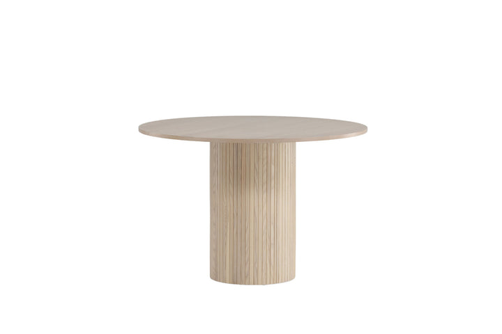 Venture Home Bianca Round Dining Table - White Wash / White Wash Veneer