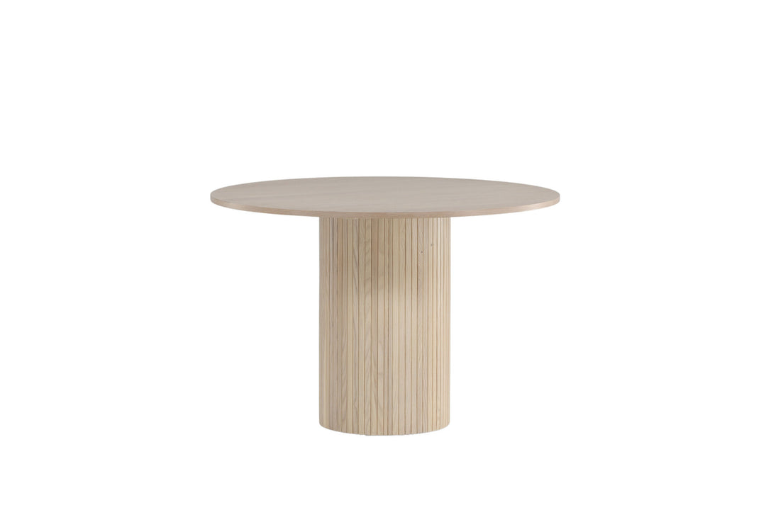Venture Home Bianca Round Dining Table - White Wash / White Wash Veneer