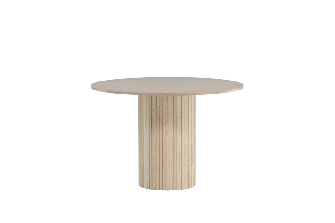 Venture Home Bianca Round Dining Table - White Wash / White Wash Veneer