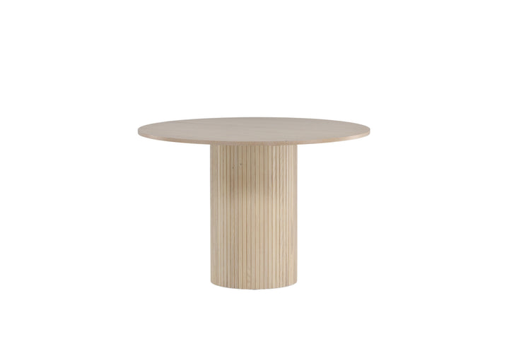 Venture Home Bianca Round Dining Table - White Wash / White Wash Veneer