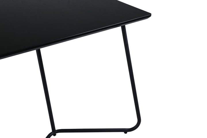 Venture Home Petra Dining Table - Black / Black Veneer
