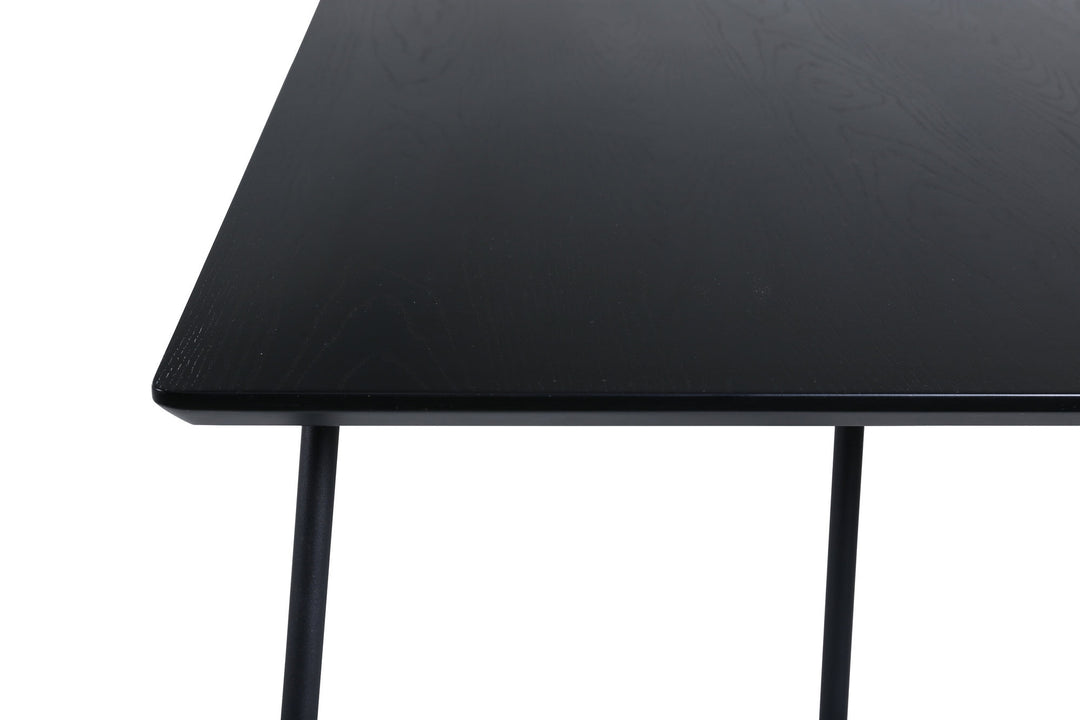 Venture Home Petra Dining Table - Black / Black Veneer
