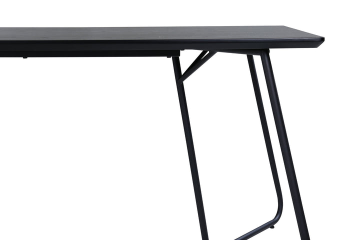 Venture Home Petra Dining Table - Black / Black Veneer