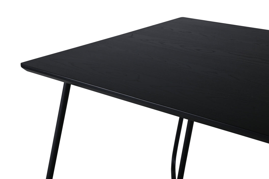Venture Home Petra Dining Table - Black / Black Veneer