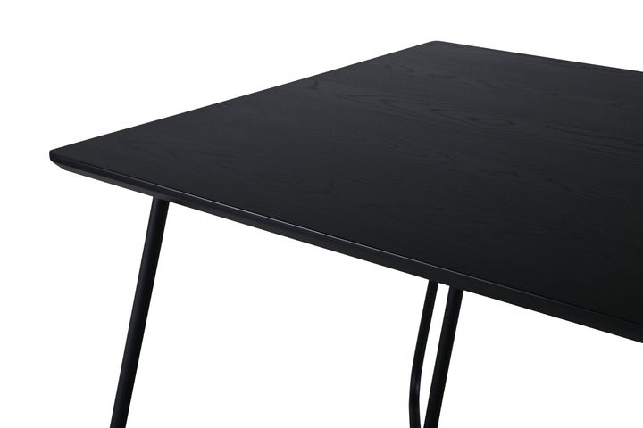 Venture Home Petra Dining Table - Black / Black Veneer