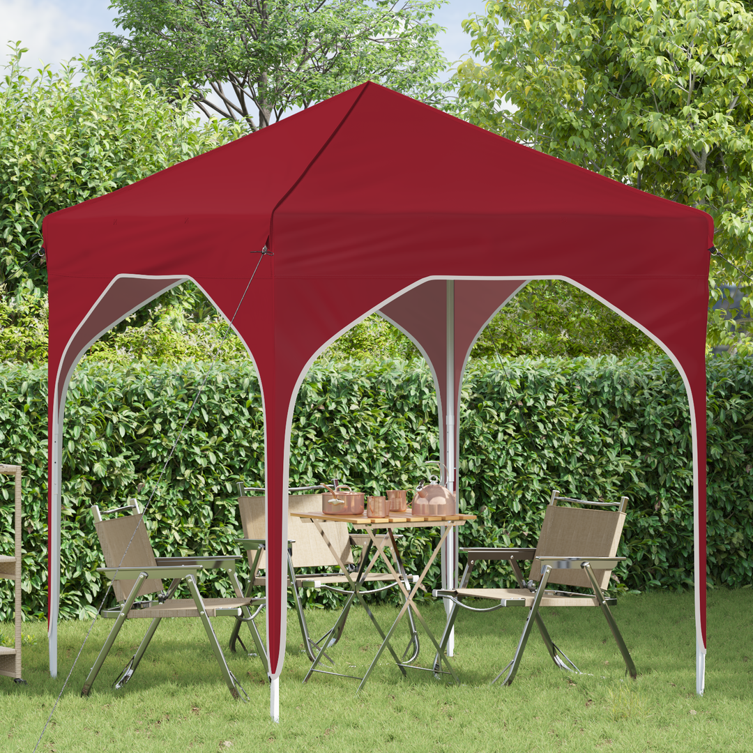 Pop-up Festtelt 194 x 194 x 245 cm Bordeaux