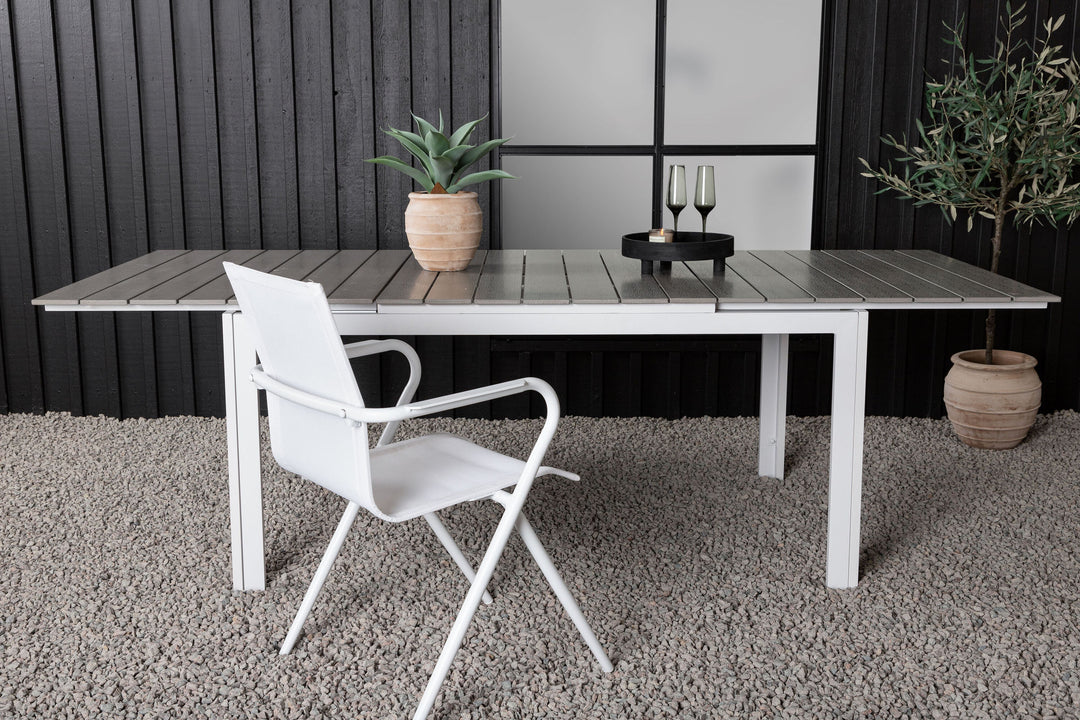 Venture Home Levels Table 160/240 - White/Grey