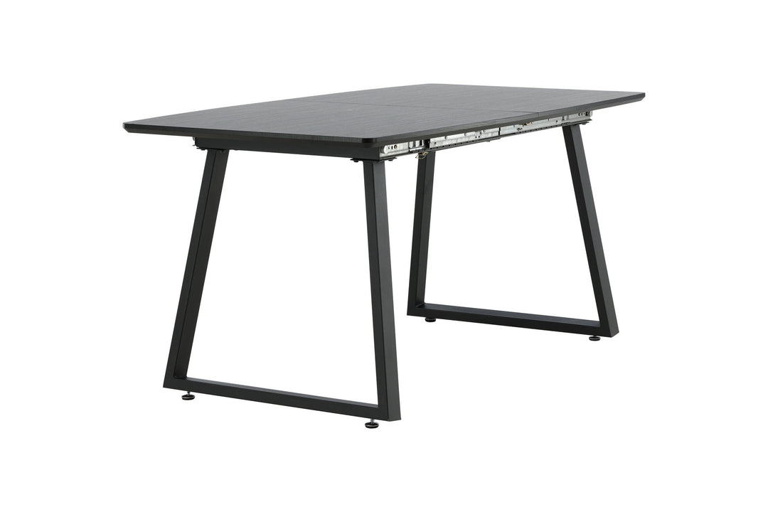 Venture Home Inca Extentiontable - Black top / black Legs