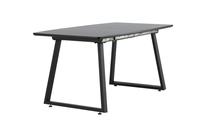 Venture Home Inca Extentiontable - Black top / black Legs