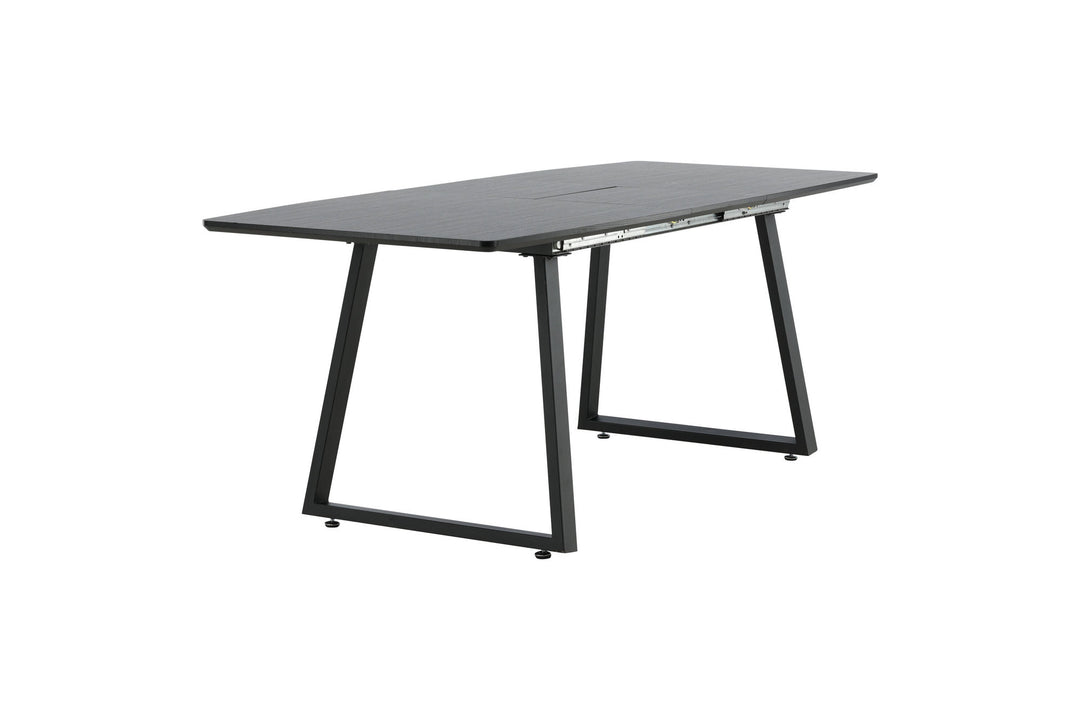 Venture Home Inca Extentiontable - Black top / black Legs