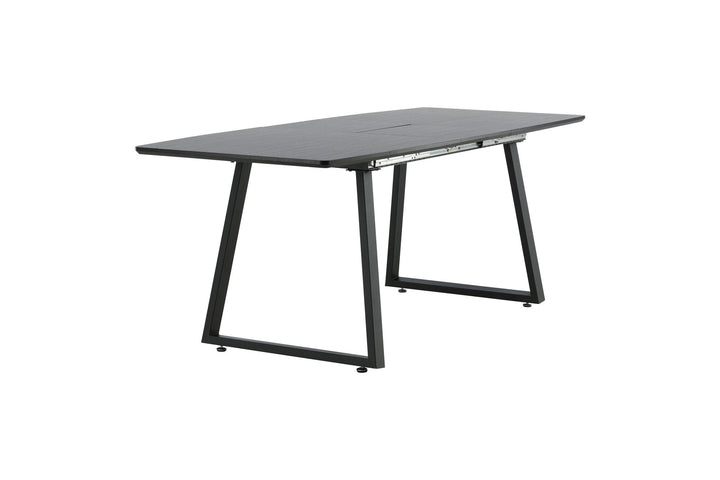 Venture Home Inca Extentiontable - Black top / black Legs