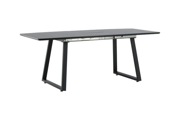 Venture Home Inca Extentiontable - Black top / black Legs