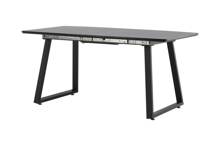 Venture Home Inca Extentiontable - Black top / black Legs