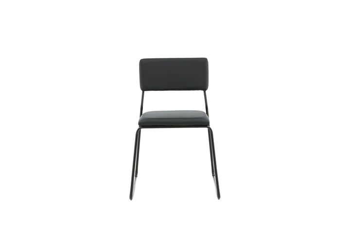 Venture Home Kenth Chair 2-pack - Black / Black PU