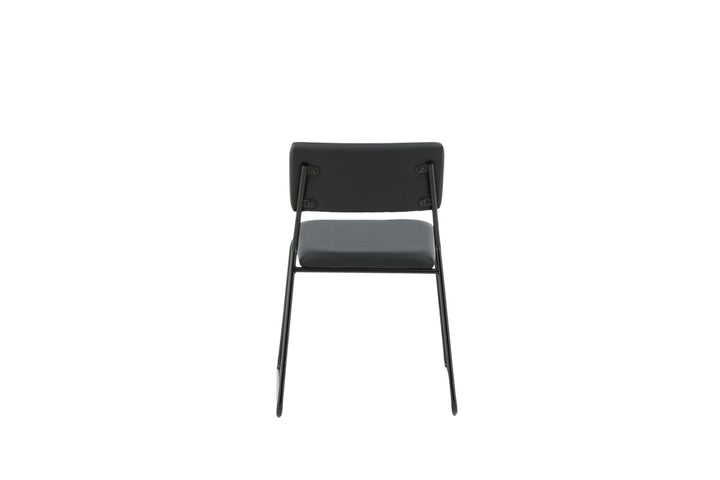 Venture Home Kenth Chair 2-pack - Black / Black PU