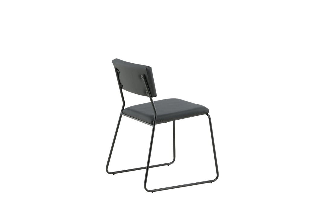 Venture Home Kenth Chair 2-pack - Black / Black PU