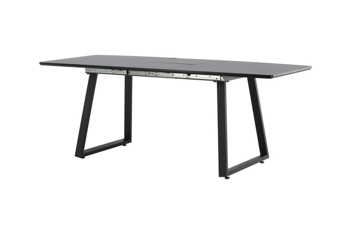 Venture Home Inca Extentiontable - Black top / black Legs