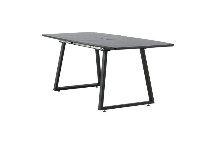 Venture Home Inca Extentiontable - Black top / black Legs