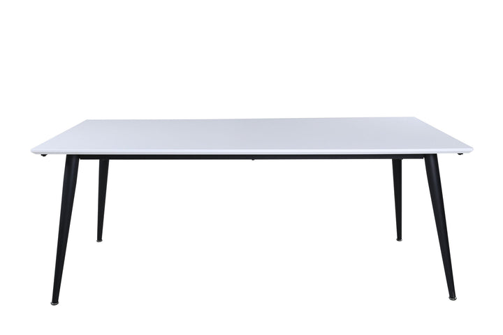 Venture Home Jimmy Dining Table - Black / White HPL - 195*76
