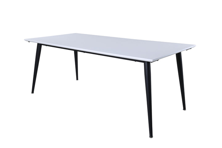 Venture Home Jimmy Dining Table - Black / White HPL - 195*76