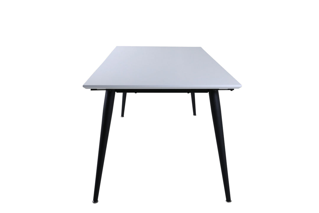 Venture Home Jimmy Dining Table - Black / White HPL - 195*76