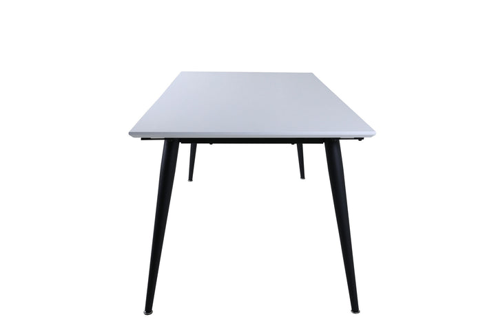 Venture Home Jimmy Dining Table - Black / White HPL - 195*76