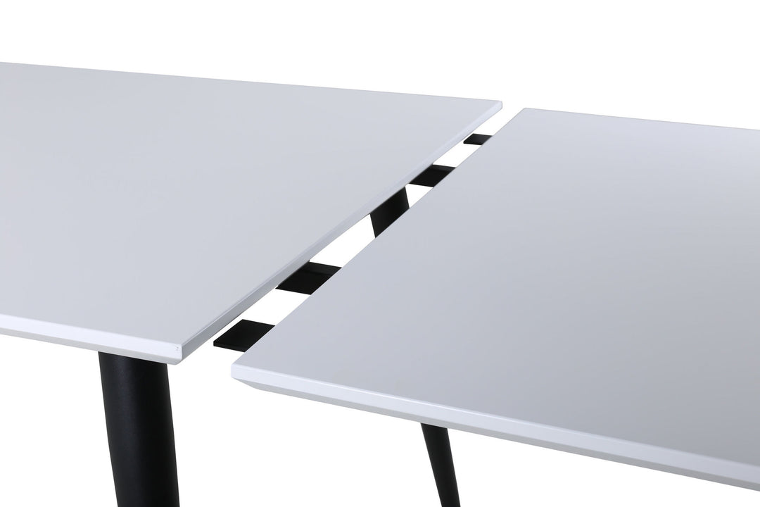 Venture Home Jimmy Dining Table - Black / White HPL - 195*76