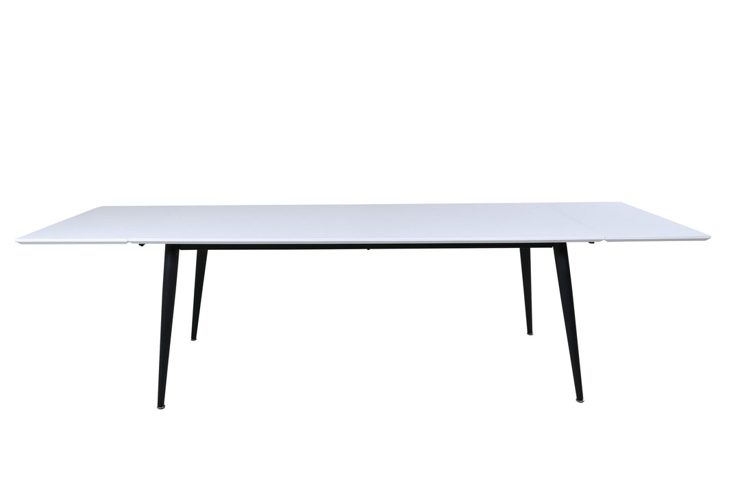 Venture Home Jimmy Dining Table - Black / White HPL - 195*76