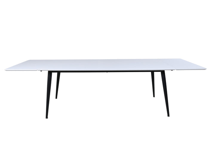 Venture Home Jimmy Dining Table - Black / White HPL - 195*76