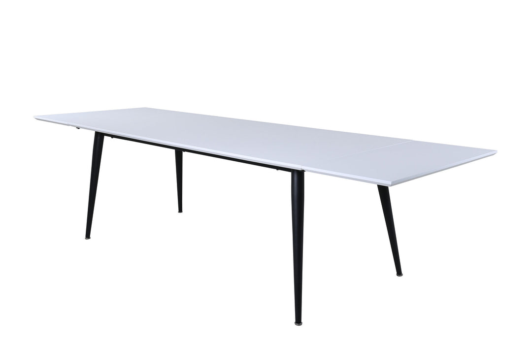 Venture Home Jimmy Dining Table - Black / White HPL - 195*76