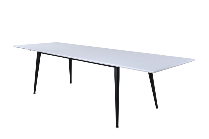 Venture Home Jimmy Dining Table - Black / White HPL - 195*76