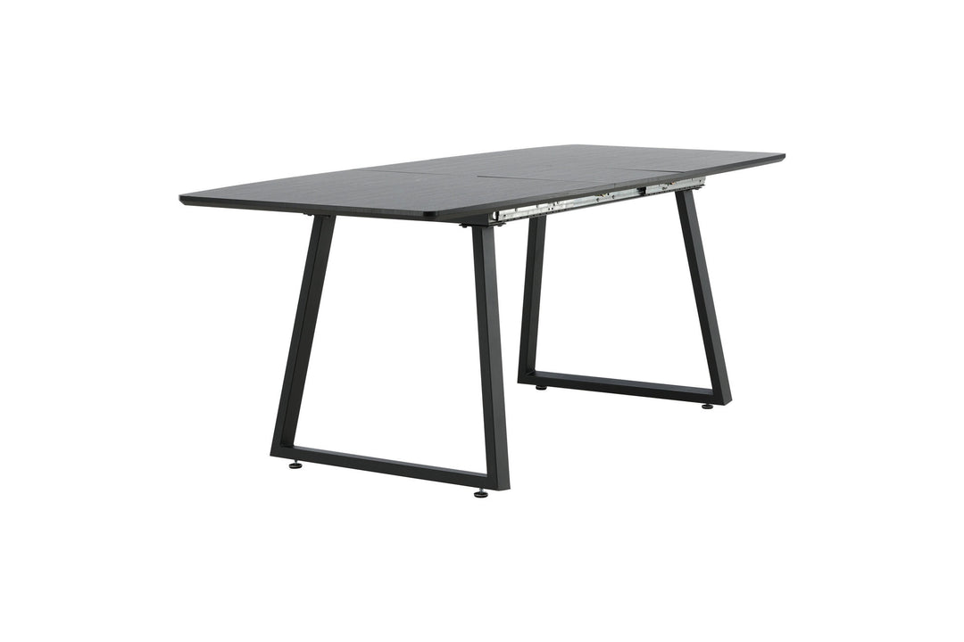 Venture Home Inca Extentiontable - Black top / black Legs