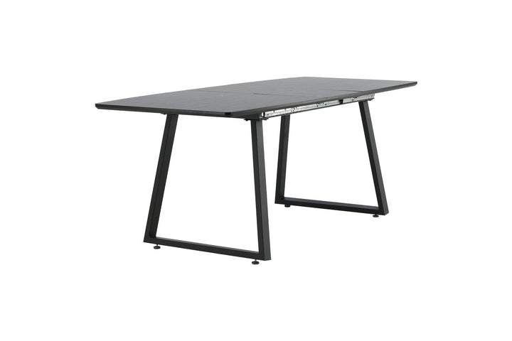 Venture Home Inca Extentiontable - Black top / black Legs