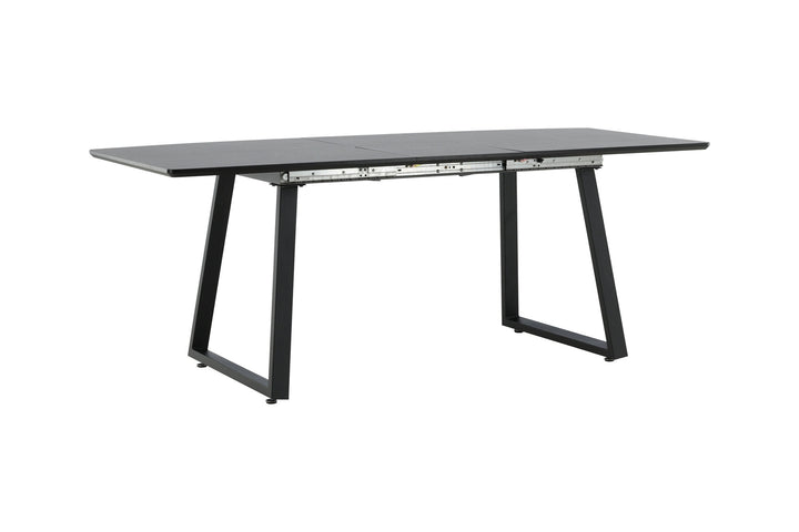 Venture Home Inca Extentiontable - Black top / black Legs